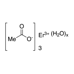 Erbium (III) acetate hydrate Chemical Structure